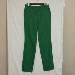 Vintage Lacoste Men's Green Chino Pants